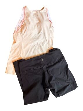 Lululemon set (tank + capri leggings)